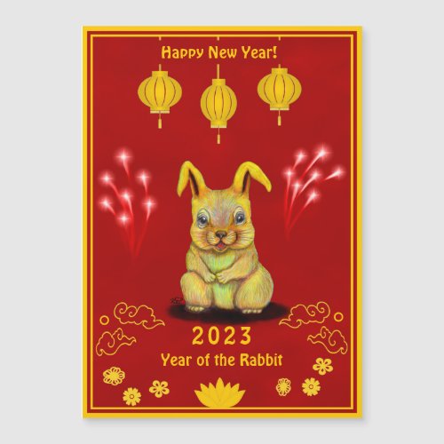 Water Rabbit  Happy Chinese New Year