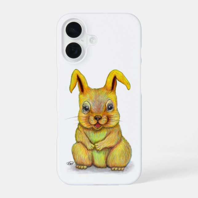 Water Rabbit iPhone Case (Back)