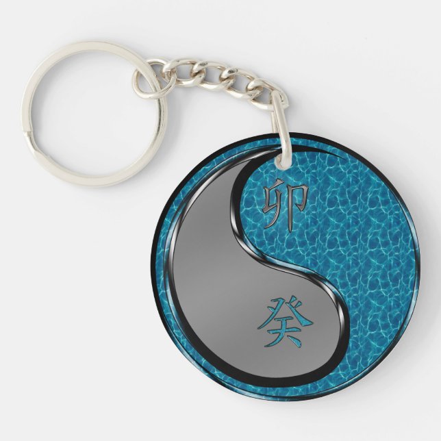 Water Rabbit Keychain (Front)