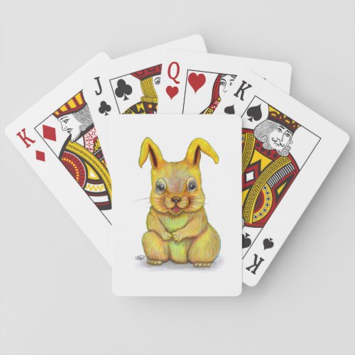 Water Rabbit Poker Cards