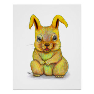 Water Rabbit Poster