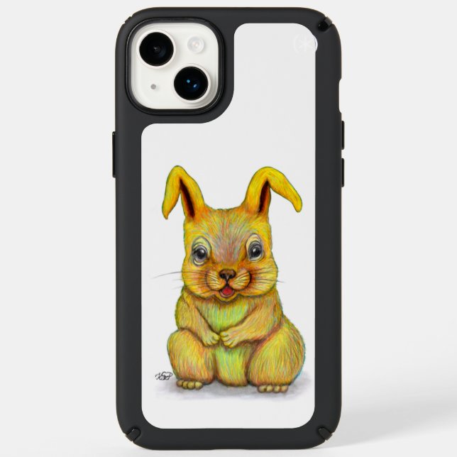 Water Rabbit Speck iPhone Case (Front)