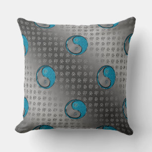Water Rabbit Throw Pillow