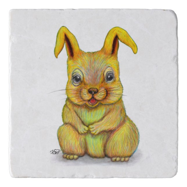 Water Rabbit Trivet (Front)