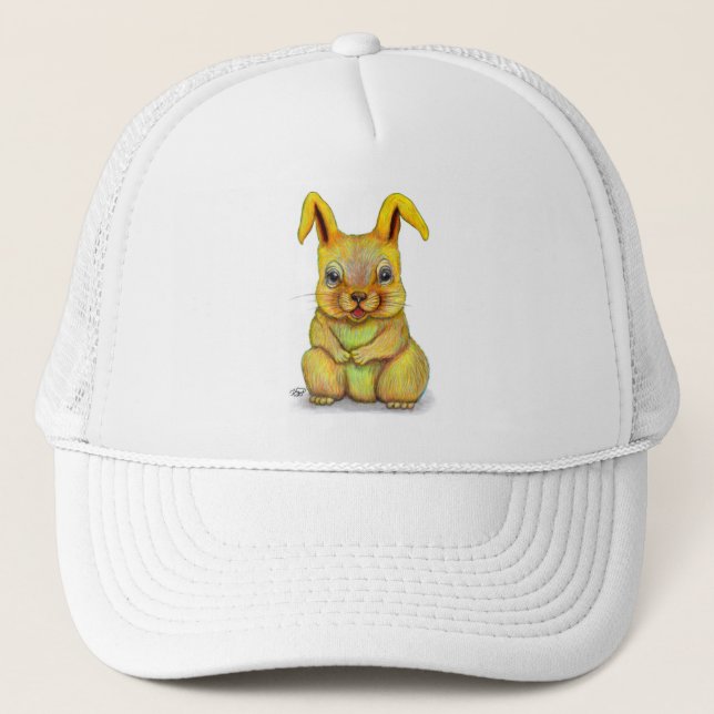 Water Rabbit Trucker Hat (Front)