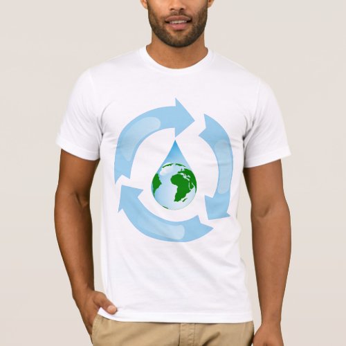 Water Recycling Mens T_Shirt