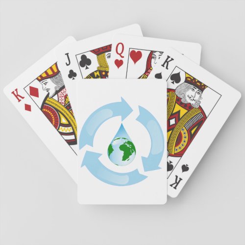 Water Recycling Playing Cards