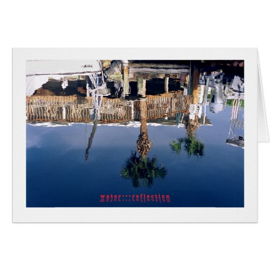 water...reflection cards (Front Horizontal)