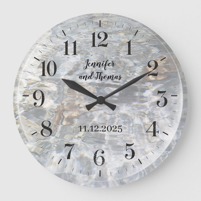water reflection clock (Front)