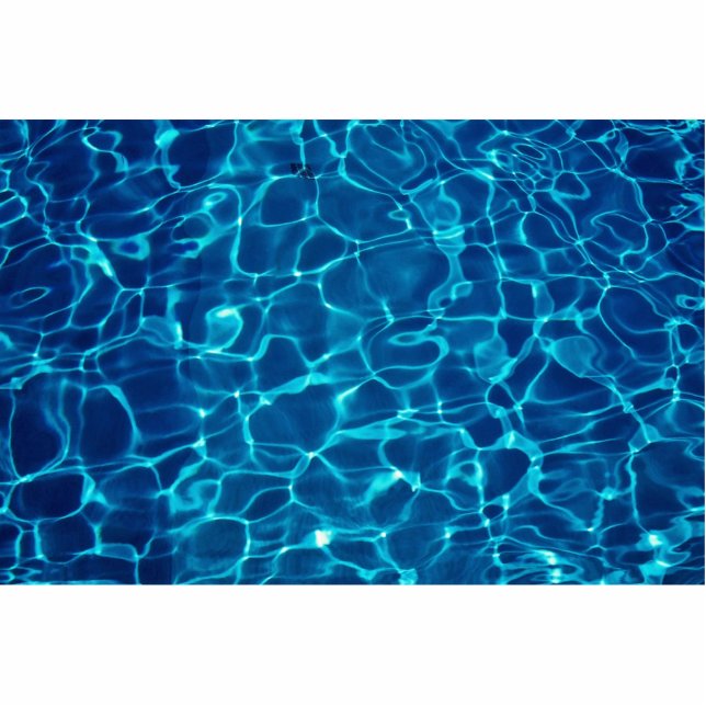 Water reflection in Swimming pool, abstract Cutout (Front)