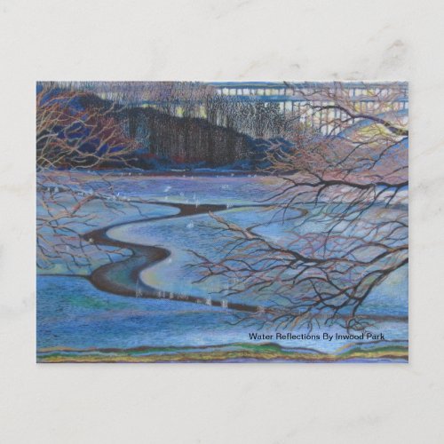 Water Reflections By Inwood Park Postcard