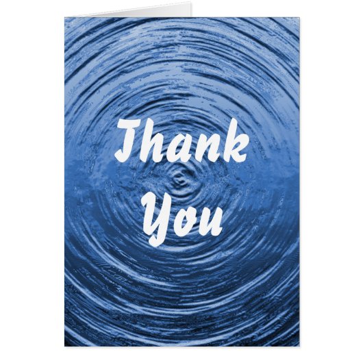 Water Ripple Blue Cards (Front)