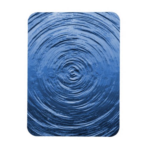 Water Ripple Blue Magnet