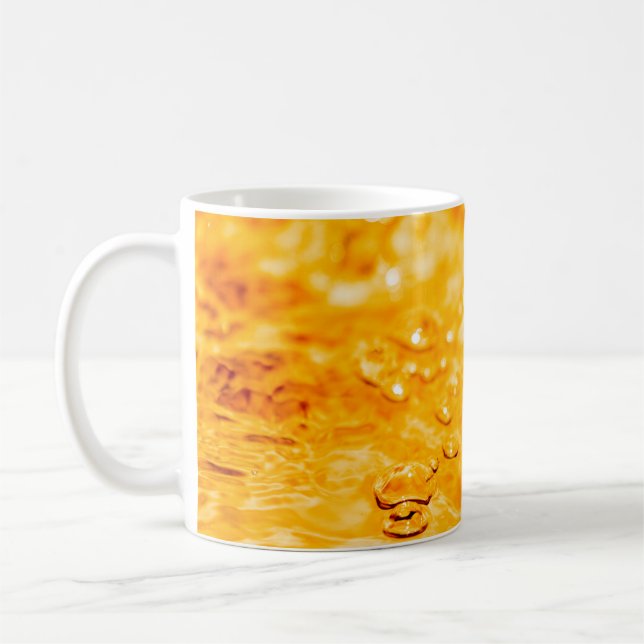 Water ripple liquid clean surface coffee mug (Left)