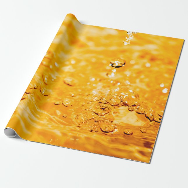Water ripple liquid clean surface wrapping paper (Unrolled)