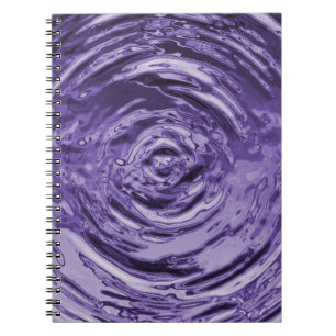 Water Ripple Purple Notebook