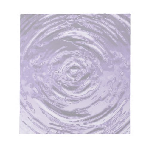 Water Ripple Purple Notepad