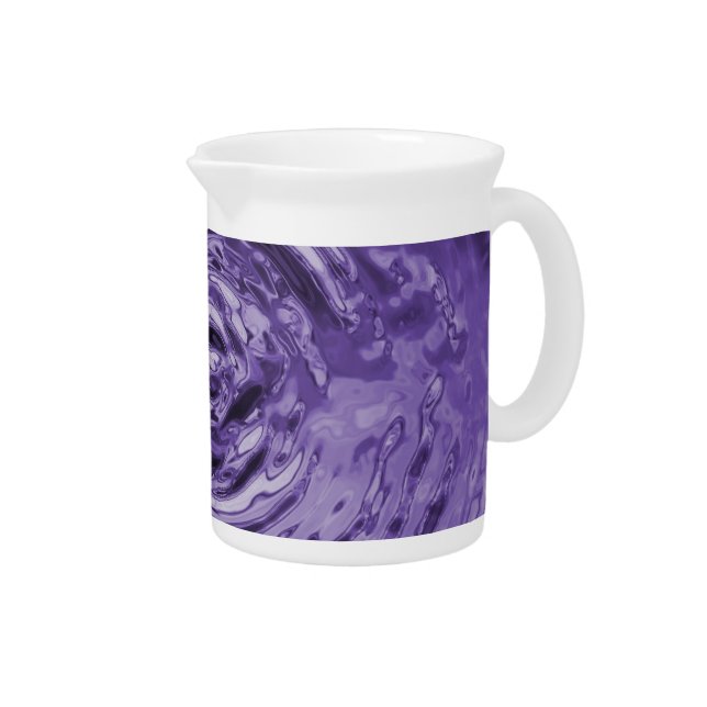 Water Ripple Purple Pitcher (Right)
