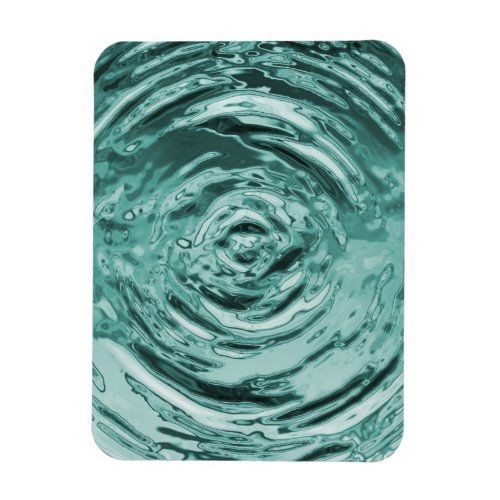 Water Ripple Teal Magnet