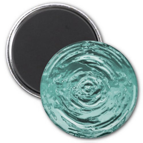 Water Ripple Teal Magnet