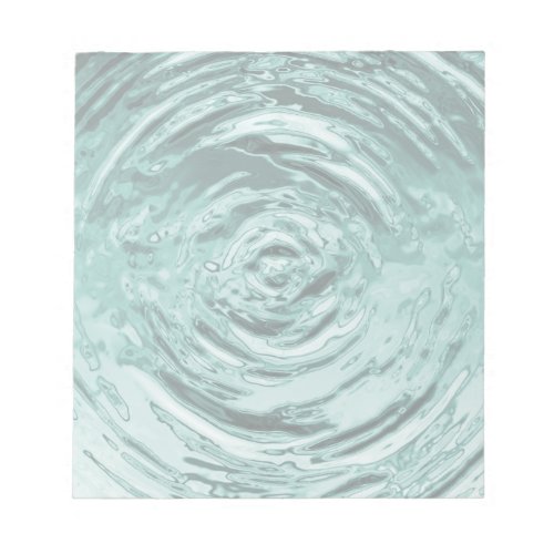 Water Ripple Teal Notepad