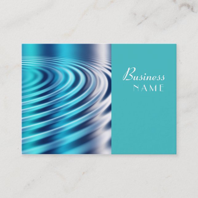 Water Ripples Business Card (Front)