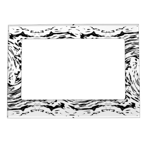 Water Ripples Pattern Magnetic Frame