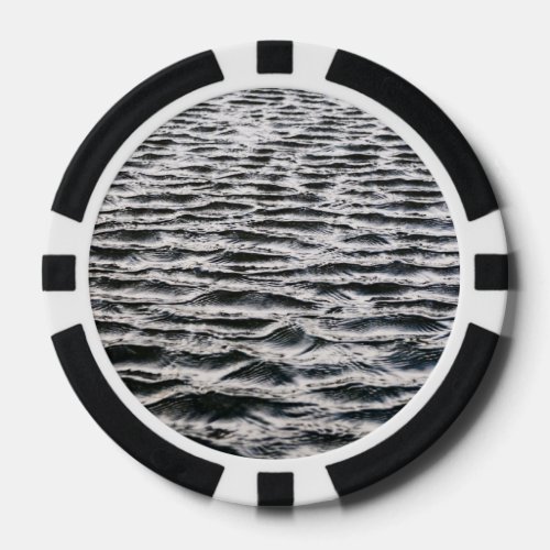 Water ripples poker chips