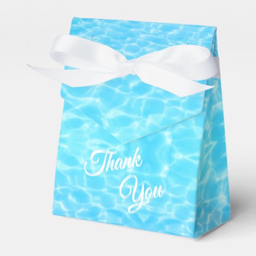 Water ripples Pool party Beach party Summer party  Favor Boxes