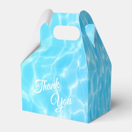 Water ripples Pool party Beach party Summer party  Favor Boxes