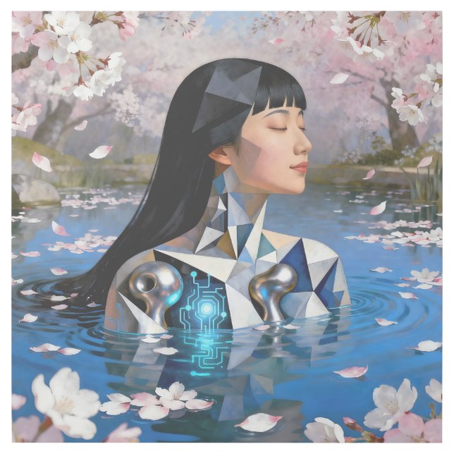 "Water’s Digital Dream" – A Digital Portrait       Gallery Wrap (Front)