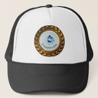 Water Safety Champ Medal Trucker Hat