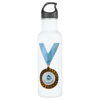 Water Safety Champion White Water Bottle