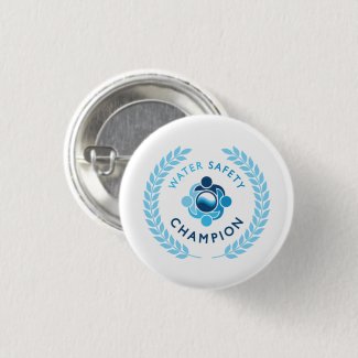 Water Safety Champion Button