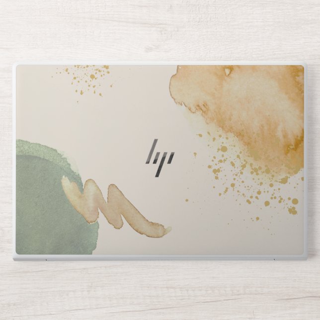 Water Sampul Tanpa Salinan Cat Air Lembut  HP Laptop Skin (Front)