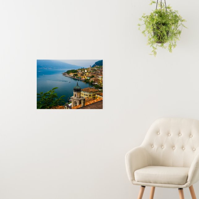 Water | San Benedetto Church Lake Garda, Italy Foam Board (In Situ (Wall))