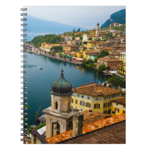 Water San Benedetto Church Lake Garda, Italy Notebook