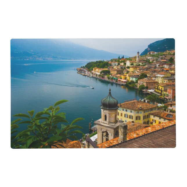 Water | San Benedetto Church Lake Garda, Italy Placemat (Front)