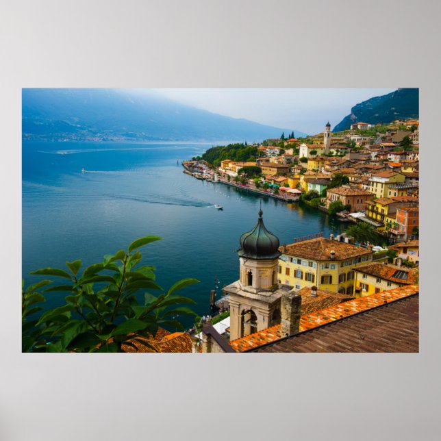 Water | San Benedetto Church Lake Garda, Italy Poster (Front)