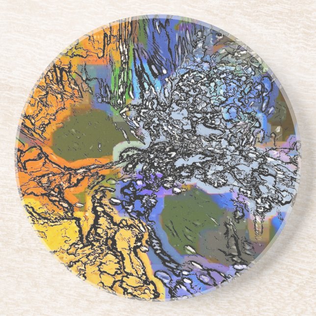 WATER SANDSTONE COASTER (Front)