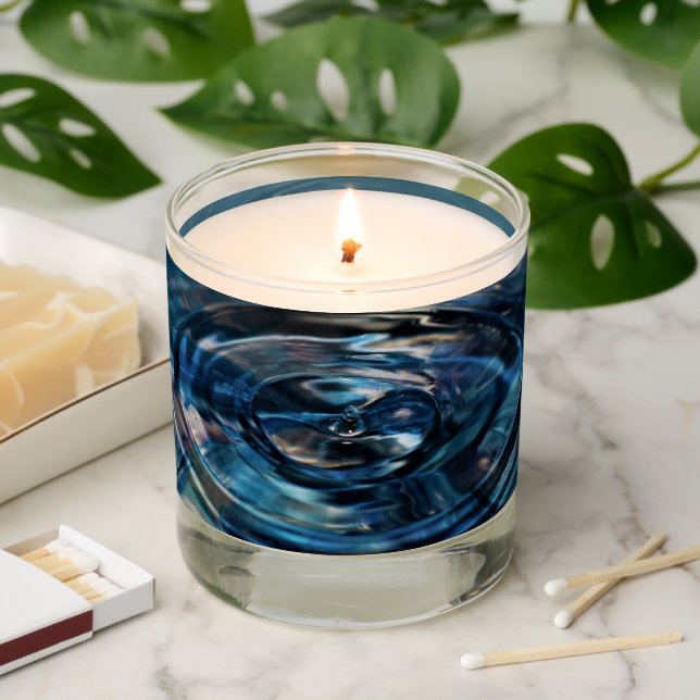 Water Scented Jar Candle (Lit)