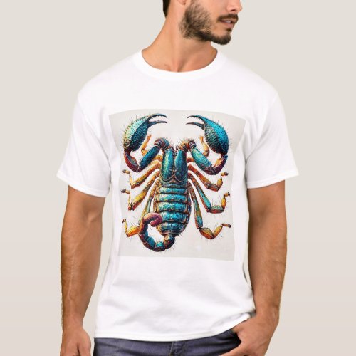 Water Scorpion 240624IREF109 _ Watercolor T_Shirt