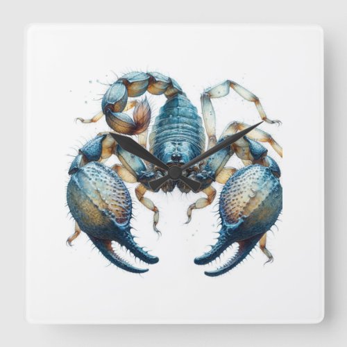 Water scorpion Nepa cinerea 030624IREF127 _ Waterc Square Wall Clock