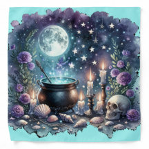 Water Sea Ocean Witch Altar or Tarot Cloth Bandana