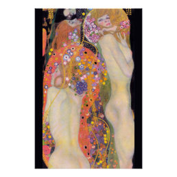 Water Serpents, Gustav Klimt   Poster
