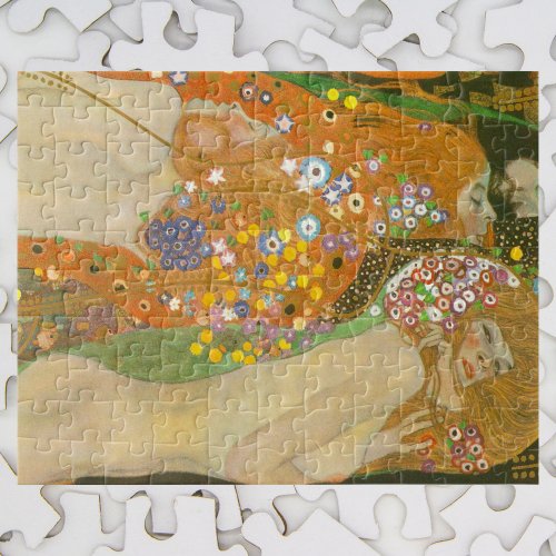 Water Serpents II by Gustav Klimt Art Nouveau Jigsaw Puzzle