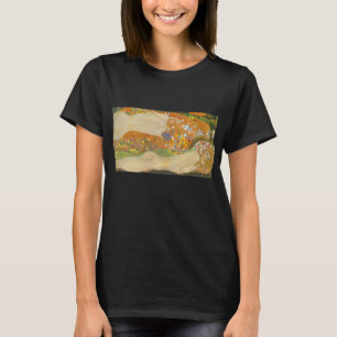 Water Serpents II by Gustav Klimt, Art Nouveau T-Shirt