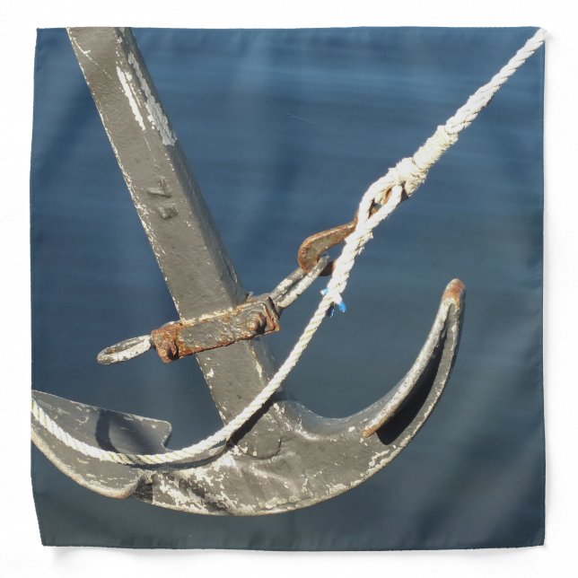 water, ship, sea, anchor, boat, marine, ocean, bandana (Front)