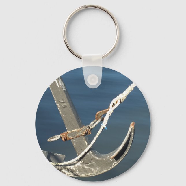water, ship, sea, anchor, boat, marine, ocean, keychain (Front)