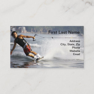 Water Ski Business Card